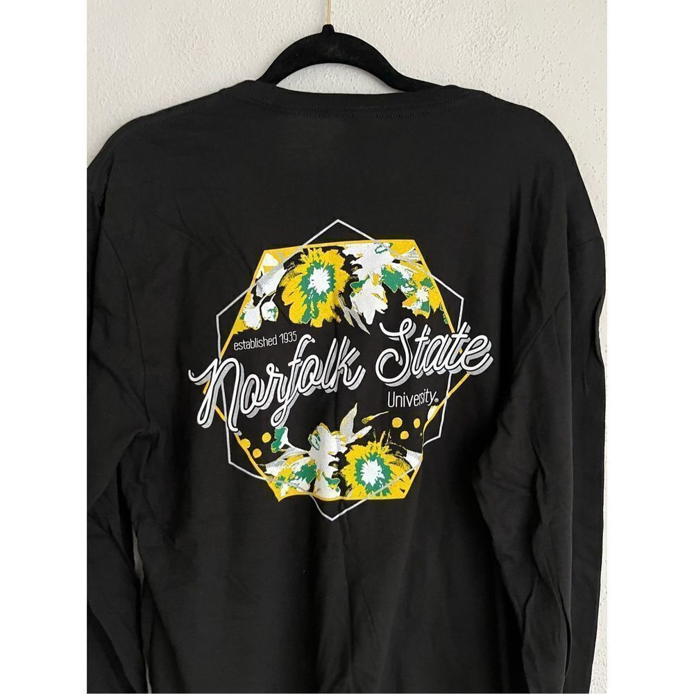 Champion Woman Norfolk State University Long Sleeve T-Shirt Large - Picture 3 of 7